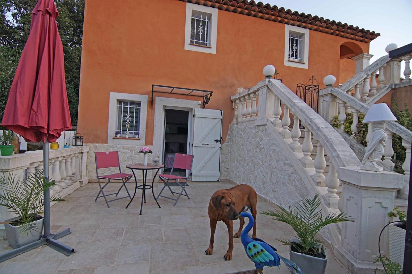 Chez Amali - Elegant Appartement De Vacances En Provence Avec Terrasse Brignoles Buitenkant foto